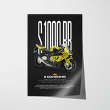 2009-2011 S1000RR Motorcycle Poster