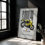 2009-2011 S1000RR Motorcycle Poster