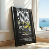 2009-2011 S1000RR Motorcycle Poster