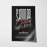 2014-2016 S1000RR Motorcycle Poster