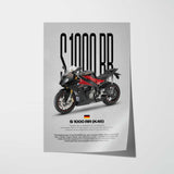2014-2016 S1000RR Motorcycle Poster