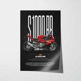 2019-2022 S1000RR Motorcycle Poster