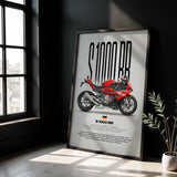 2019-2022 S1000RR Motorcycle Poster