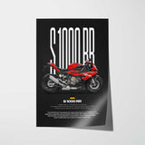 2019-2022 S1000RR Motorcycle Poster