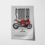 2019-2022 S1000RR Motorcycle Poster