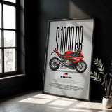 2019-2022 S1000RR Motorcycle Poster