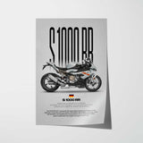2019-2022 S1000RR Motorcycle Poster