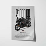 2022-2024 S1000RR Motorcycle Poster
