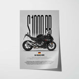 2022-2024 S1000RR Motorcycle Poster