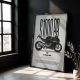 2022-2024 S1000RR Motorcycle Poster