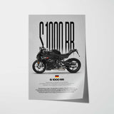 2022-2024 S1000RR Motorcycle Poster