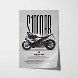 2022-2024 S1000RR Motorcycle Poster