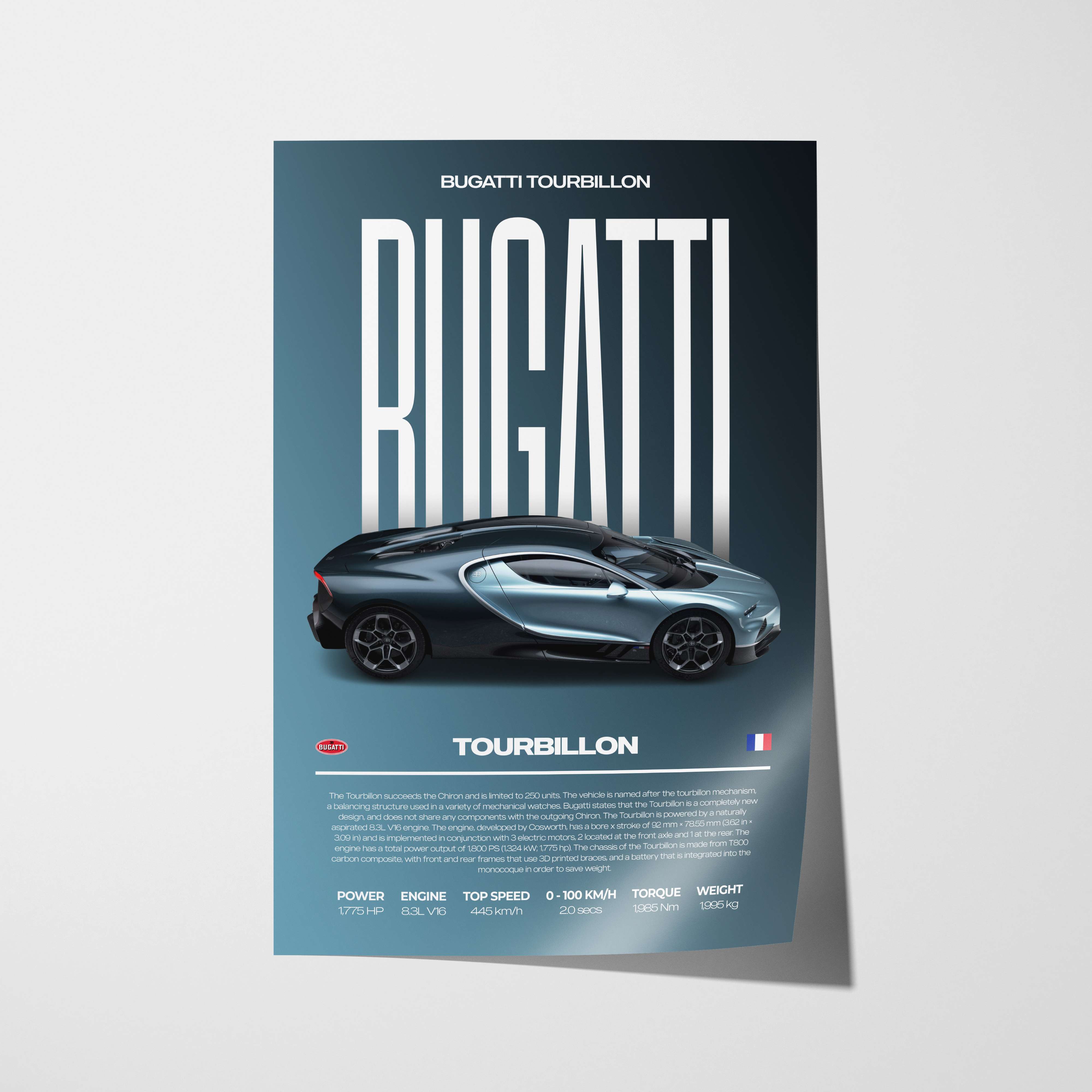 Bugatti Tourbillon Poster