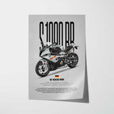 2019-2022 S1000RR Motorcycle Poster