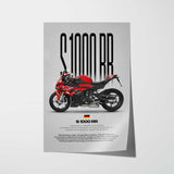 2022-2024 S1000RR Motorcycle Poster