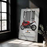 2022-2024 S1000RR Motorcycle Poster
