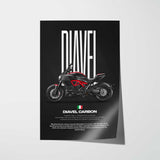 Diavel Carbon Motorcycle Poster