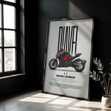 Diavel Carbon Motorcycle Poster