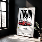 Ferrari F40 LM Poster