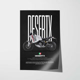 DesertX Motorcycle Poster
