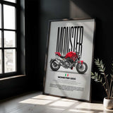 2016 Monster 1200 Motorcycle Poster