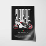 2019-2020 SuperSport S Motorcycle Poster