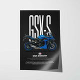 2025 GSX-S1000GT Motorcycle Poster