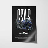 2022 GSX-S1000GT Motorcycle Poster