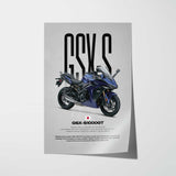 2022 GSX-S1000GT Motorcycle Poster