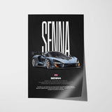 Senna Car Poster