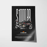 2019-2022 S1000RR Motorcycle Poster