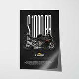 2019-2022 S1000RR Motorcycle Poster