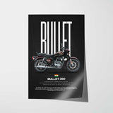 Bullet 350 Motorcycle Poster