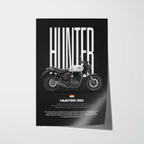 Hunter 350 Motorcycle Poster
