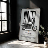 Hunter 350 Motorcycle Poster
