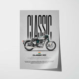 Classic 350 Motorcycle Poster