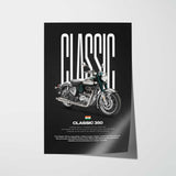 Classic 350 Motorcycle Poster