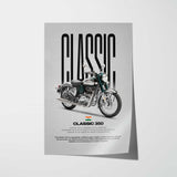 Classic 350 Motorcycle Poster