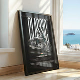 Classic 350 Motorcycle Poster