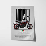 Monster 797 Motorcycle Poster