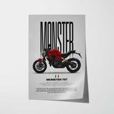 Monster 797 Motorcycle Poster