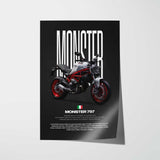Monster 797 Motorcycle Poster