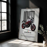 Monster 797 Motorcycle Poster