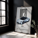 MC20 Car Poster