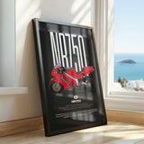 1992 NR750 Motorcycle Poster