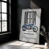 Super Meteor 650 Motorcycle Poster