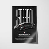 Sesto Elemento Car Poster