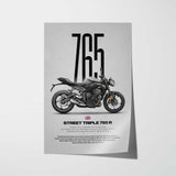 Street Triple 765R Motorcycle Poster