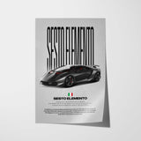 Sesto Elemento Car Poster