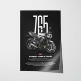 Street Triple 765R Motorcycle Poster